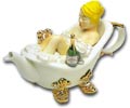 Girl in bath